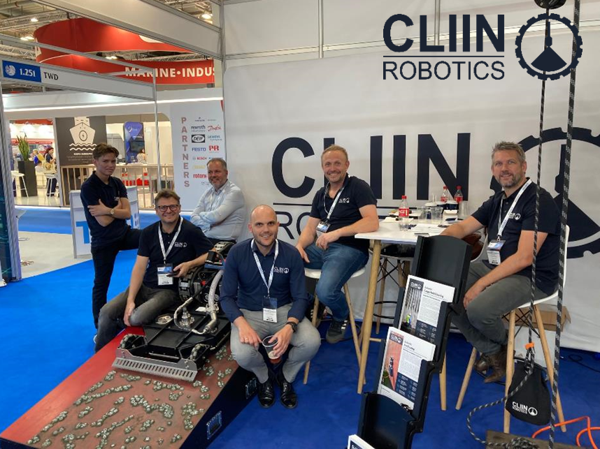 Booth CLIIN Robotics Posidonia 2024 - Robotic Antifouling Solution