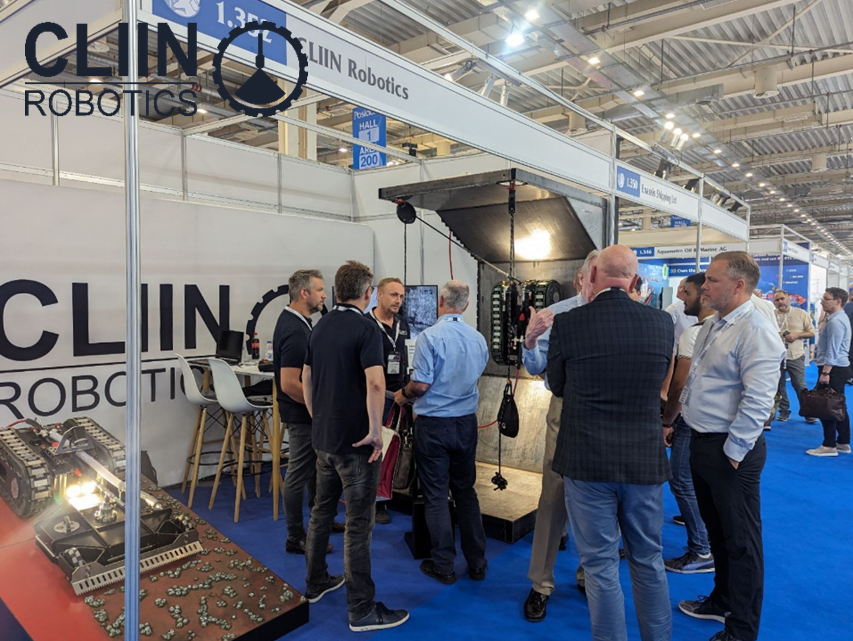 Booth CLIIN Robotics Posidonia 2024 - Robotic Antifouling Solution